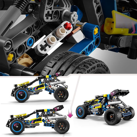 LEGO Technic Off-Road Race Buggy, Car Vehicle Toy for Boys and Girls